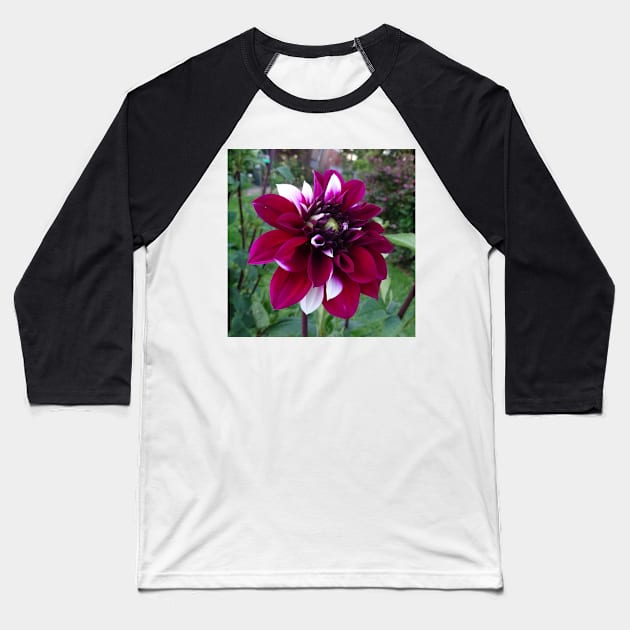 Piebald Bloom Baseball T-Shirt by Julie Vaux